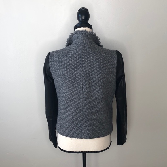 Vince Tweed and Leather jacket - Picture 8 of 13